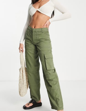 Pantaloni Top Shop, verde