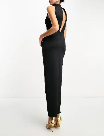 Rochie lunga ASOS, negru Negru