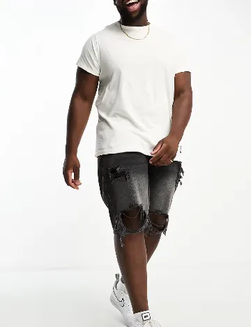 Tricou French Connection Plus Size, alb Alb