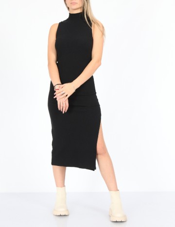 Rochie medie Stradivarius, negru