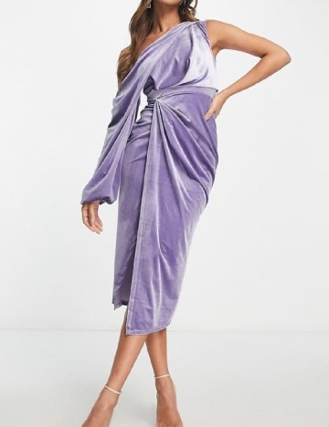 Rochie medie ASOS, mov