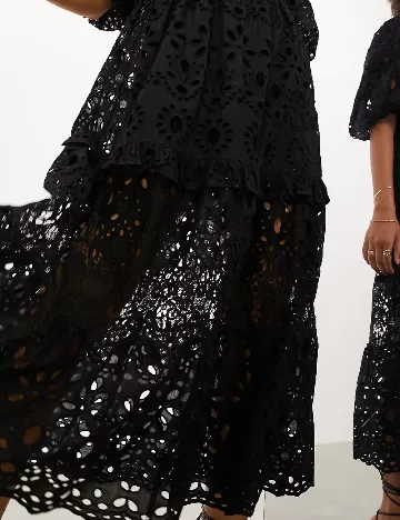 Rochie lunga ASOS, negru Negru