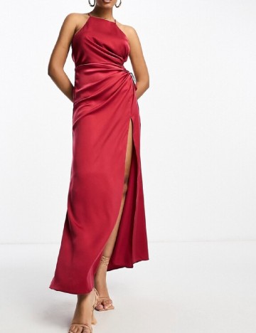 Rochie lunga ASOS, rosu