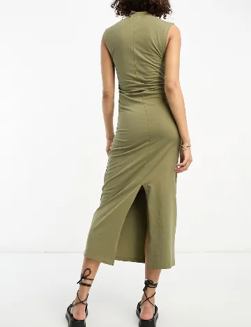 Rochie medie ASOS, verde Verde