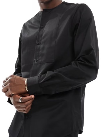 Camasa ASOS, negru
