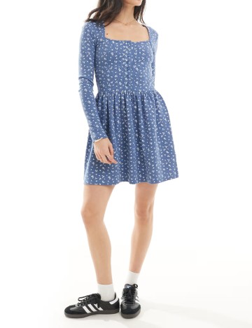 Rochie scurta ASOS, albastru