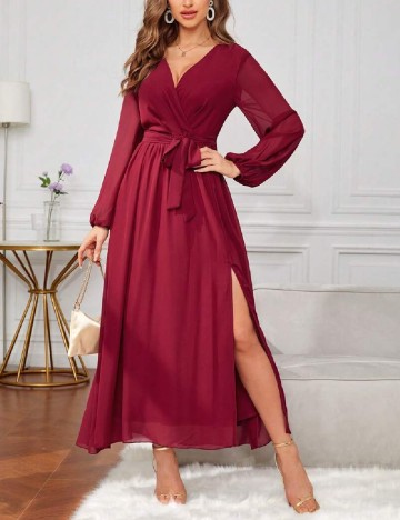Rochie lunga SHEIN, rosu