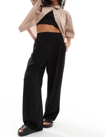 Pantaloni River Island, negru
