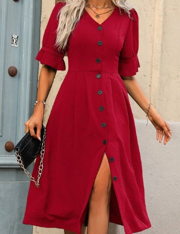 Rochie medie SHEIN, rosu