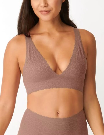 Bustiera Sloggi by Triumph, roz pudra inchis