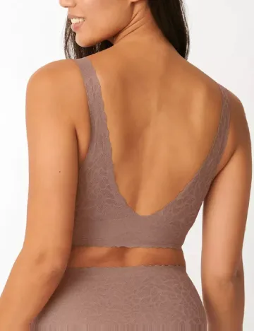 Bustiera Sloggi by Triumph, roz pudra inchis