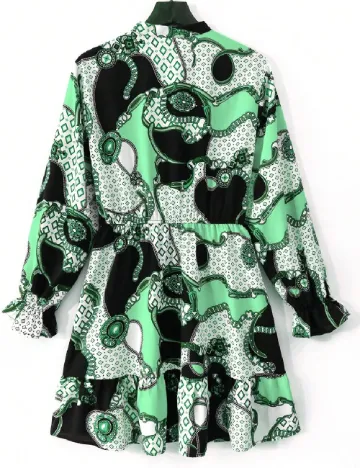 Rochie scurta SHEIN CURVE, verde Verde