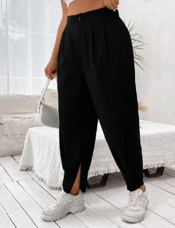 Pantaloni SHEIN CURVE, negru