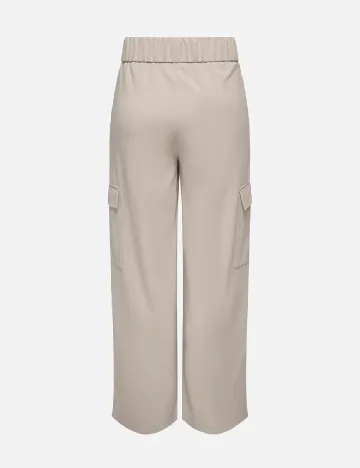 Pantaloni Jacqueline de Yong, crem