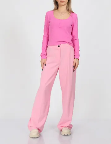 Pantaloni Vero Moda, roz