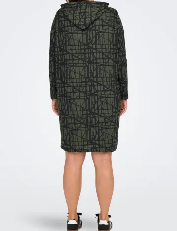 Rochie scurta Only Carmakoma, verde