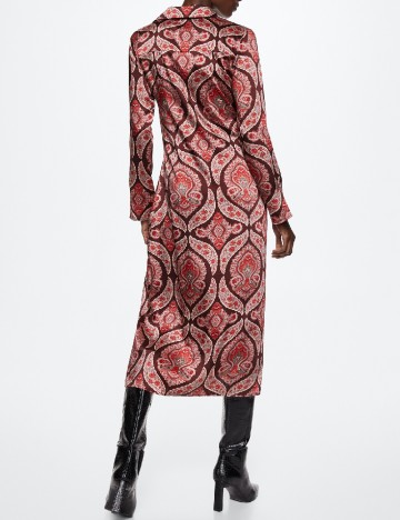 Rochie medie Mango, rosu
