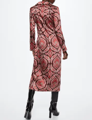Rochie medie Mango, rosu