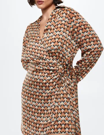 Rochie scurta Mango, maro