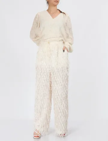 Pantaloni Vero Moda, crem