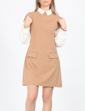 Rochie scurta SHEIN, maro