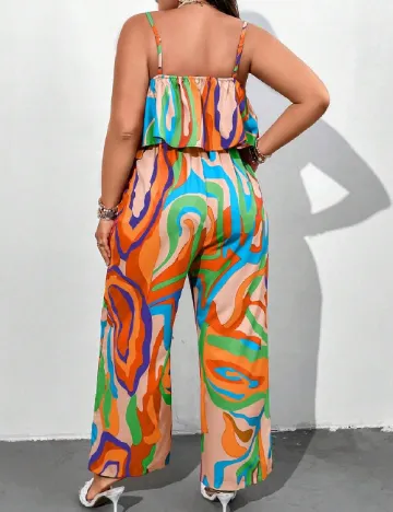 Salopeta SHEIN CURVE, mix culori