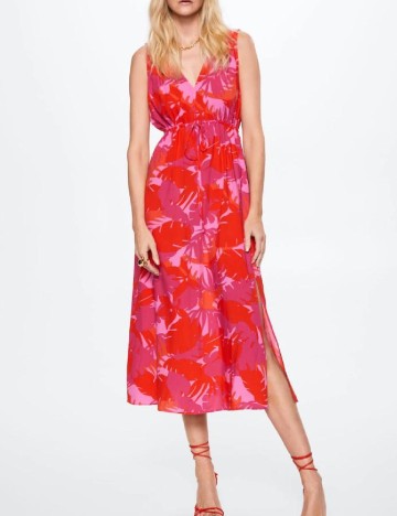 Rochie medie Mango, roz