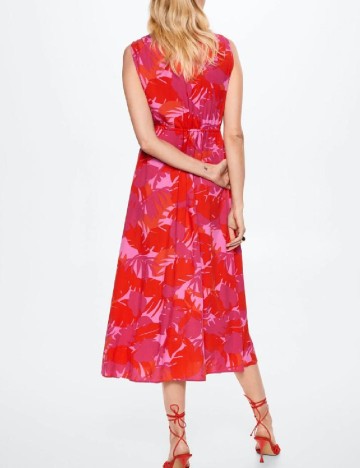 Rochie medie Mango, roz