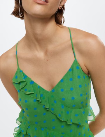 Rochie scurta Mango, verde