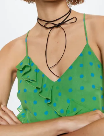 Rochie scurta Mango, verde Verde
