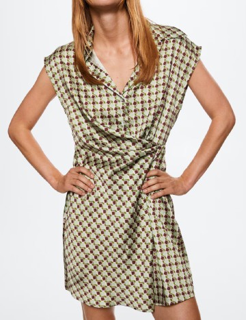 Rochie scurta Mango, verde