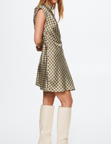 Rochie scurta Mango, verde