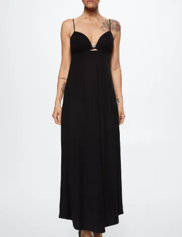 Rochie lunga Mango, negru