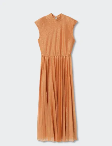 Rochie medie Mango, portocaliu Portocaliu