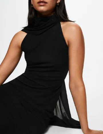 Rochie lunga Mango, negru