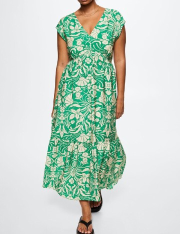 Rochie lunga Mango, verde