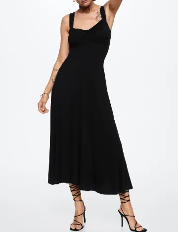 Rochie medie Mango, negru Negru