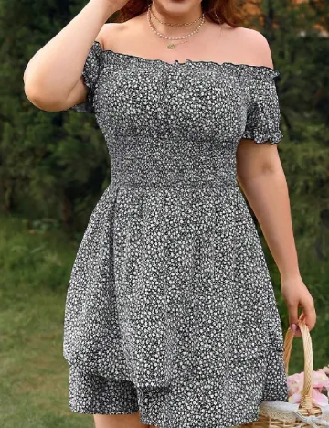 Rochie scurta SHEIN CURVE, negru