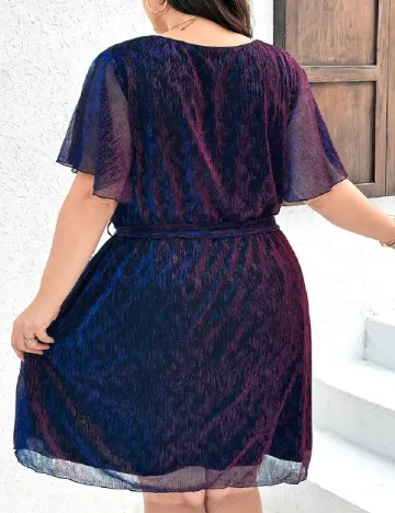 Rochie scurta SHEIN CURVE, albastru