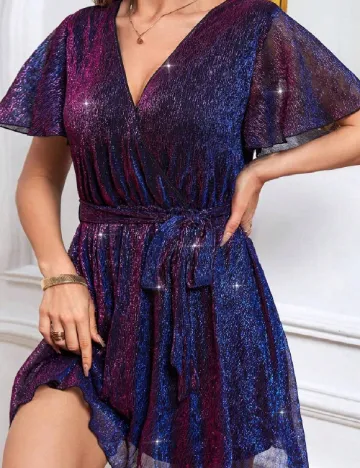Rochie scurta SHEIN CURVE, albastru