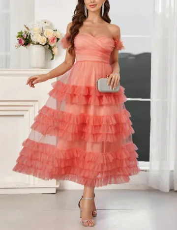 Rochie medie SHEIN, portocaliu Portocaliu