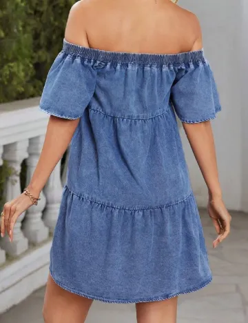Rochie scurta SHEIN, albastru Albastru