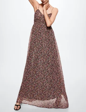 Rochie lunga Mango, floral print Floral print