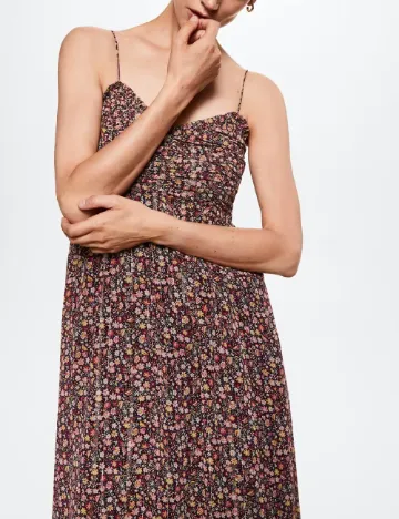 Rochie lunga Mango, floral print Floral print