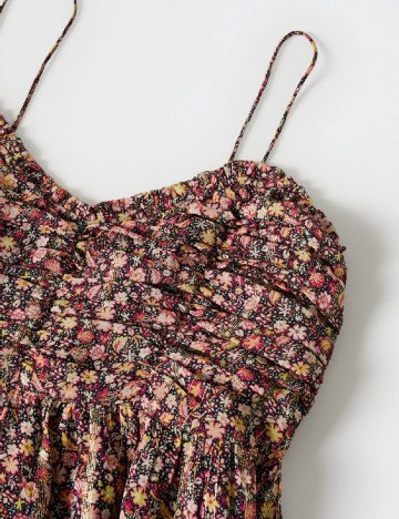 Rochie lunga Mango, floral print