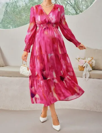 Rochie lunga SHEIN Maternity, roz