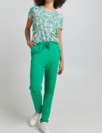 Pantaloni Ichi, verde
