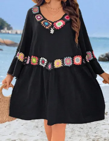 Rochie scurta SHEIN CURVE, negru