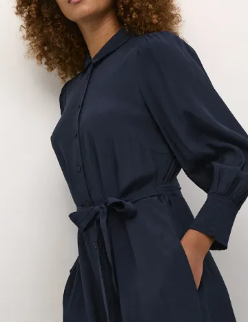 Rochie medie Kaffe, bleumarin Albastru