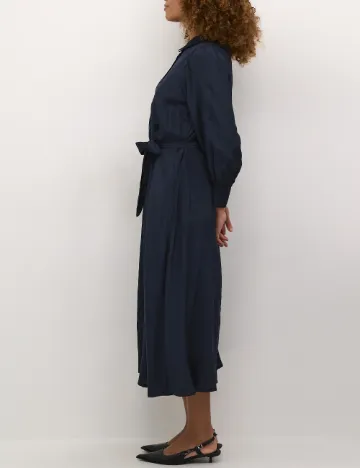 Rochie medie Kaffe, bleumarin Albastru